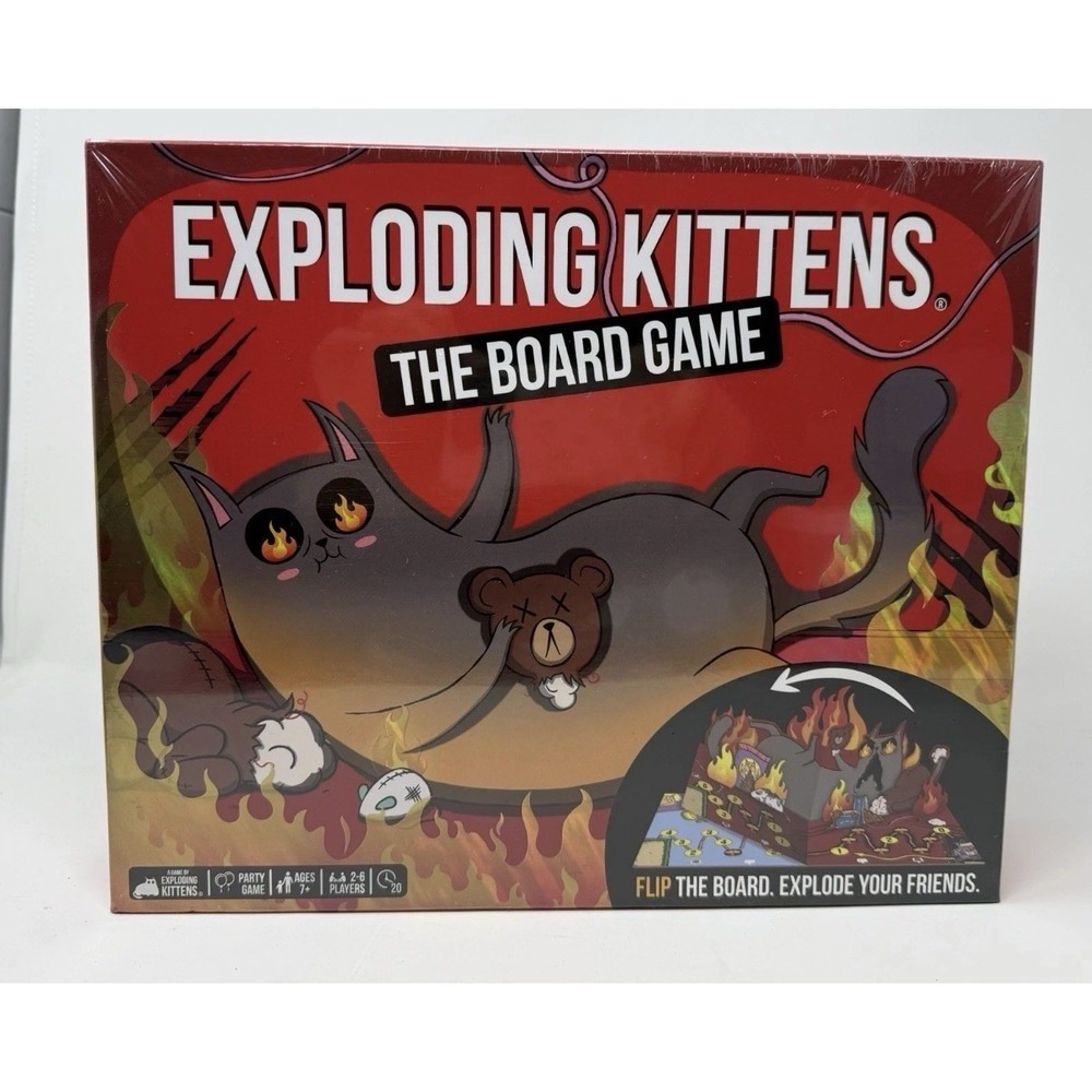 Exploding Kittens The Board Game - New and Sealed 👀